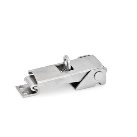 J.W. WINCO GN831-100-SV-NI-2 Toggle Latch Stainless 101ENH5/SV